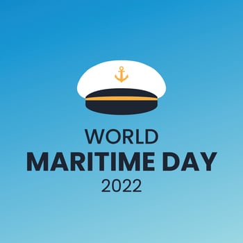 World maritime day vector