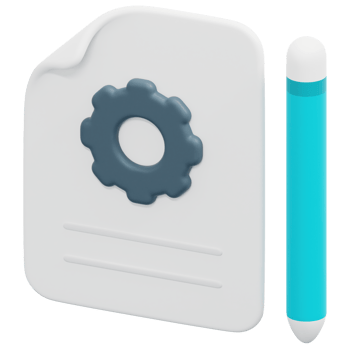 project 3d render icon illustration png
