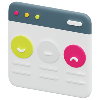 feedback 3d render icon illustration png