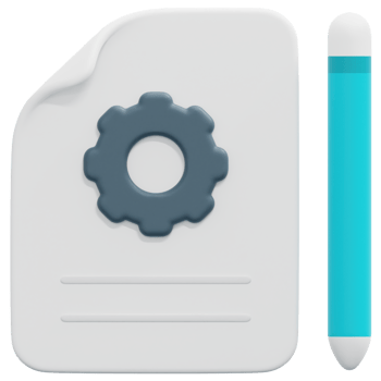 project 3d render icon illustration png