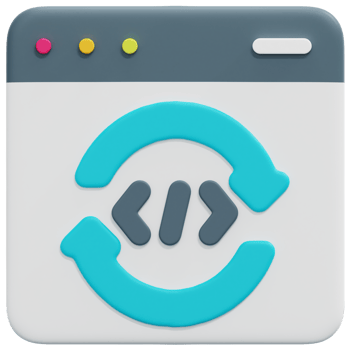 updating 3d render icon illustration png