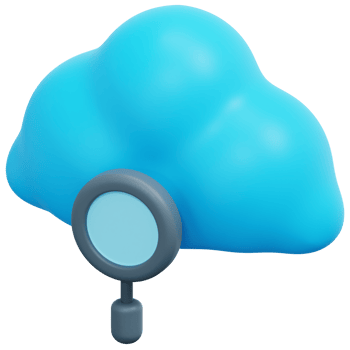 search 3d render icon illustration png