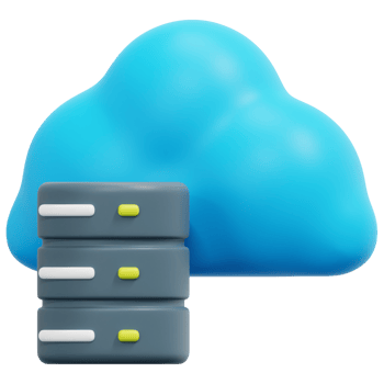 data center 3d render icon illustration png