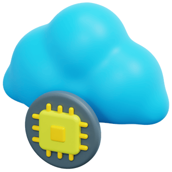 technology 3d render icon illustration png