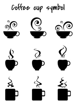 Coffee cup vector design element