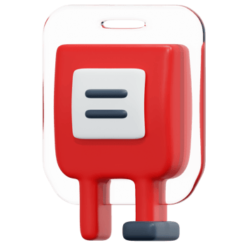 blood bag 3d render icon illustration png