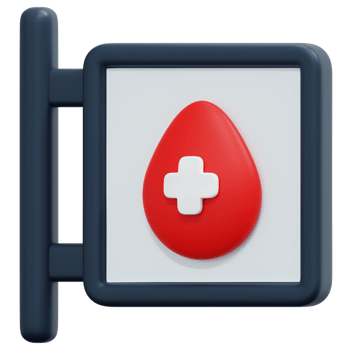 signboard 3d render icon illustration png