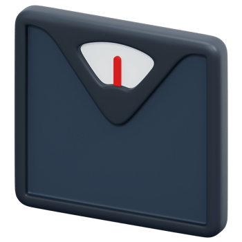 weight 3d render icon illustration png