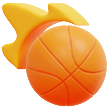 fireball 3d render icon illustration png