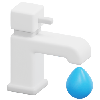 faucet 3d render icon illustration png
