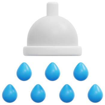 shower 3d render icon illustration png