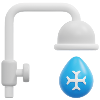 cold water 3d render icon illustration png
