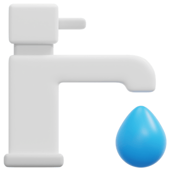 faucet 3d render icon illustration png