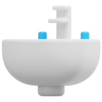 sink 3d render icon illustration png