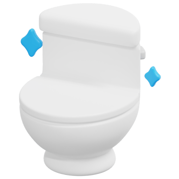toilet 3d render icon illustration png
