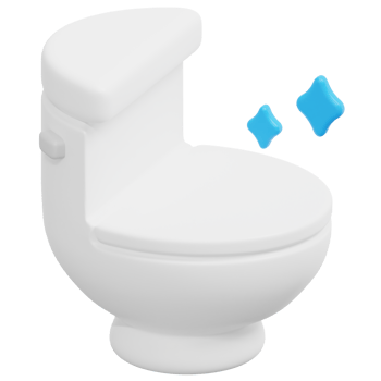 toilet 3d render icon illustration png