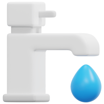 faucet 3d render icon illustration png