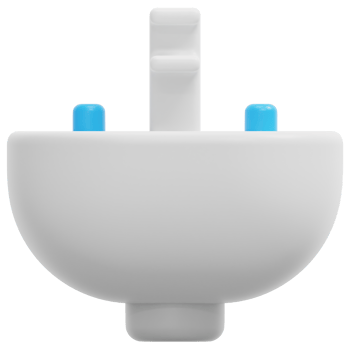 sink 3d render icon illustration png
