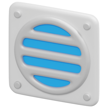 drain 3d render icon illustration png