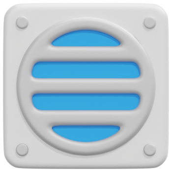 drain 3d render icon illustration png