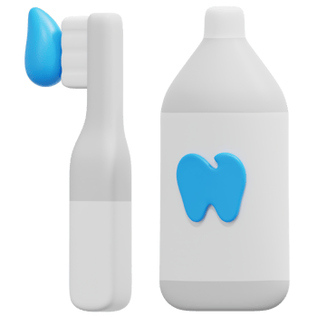 toothbrush 3d render icon illustration png