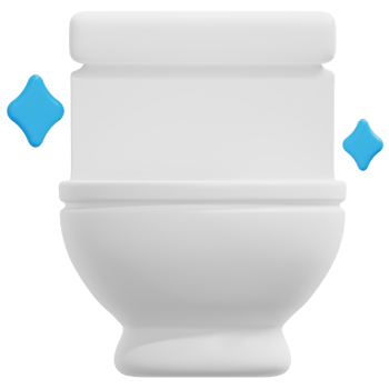 toilet 3d render icon illustration png