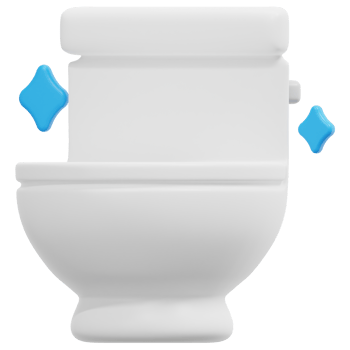 toilet 3d render icon illustration png