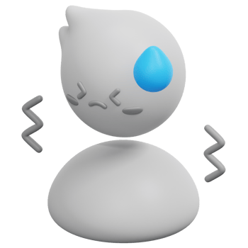 nervous 3d render icon illustration png
