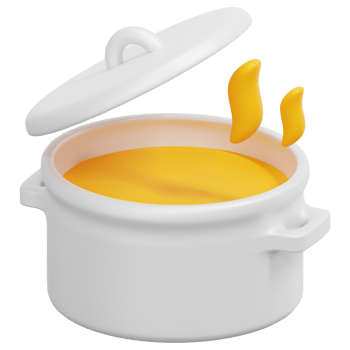 pot 3d render icon illustration png