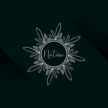 Luxurious Nature floral leaf ornament logo icon design template. Gold, elegant, beauty, spa, yoga, cosmetic product, modern vector illustration.8
