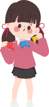 Hand drawn cartoon clip art character design. png