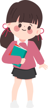 Hand drawn cartoon clip art character design. png