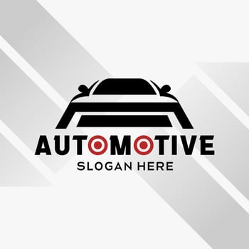 car automotive logo design in creative and modern abstract style. Fast and Speed logo template vector. automotive logo premium illustration vector