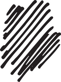 abstract stroke in doodle art and scribble for design element png