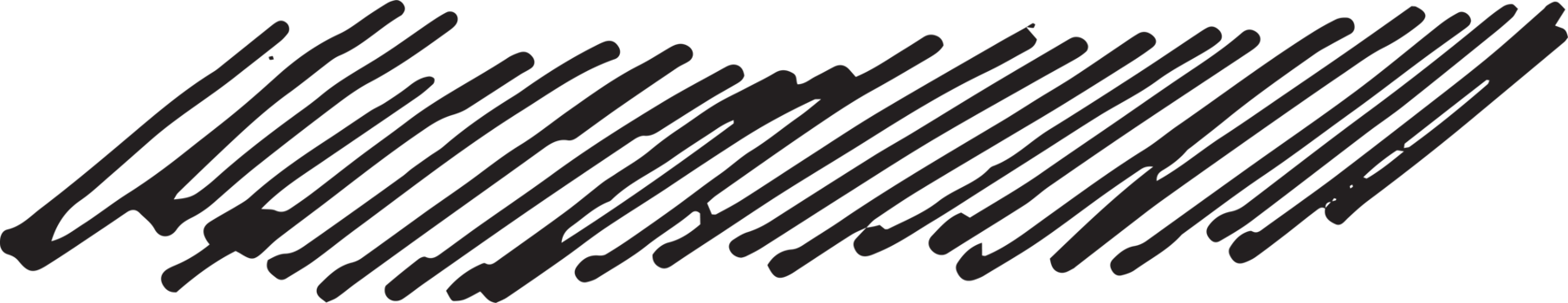 abstract stroke in doodle art and scribble for design element png