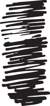 abstract stroke in doodle art and scribble for design element png