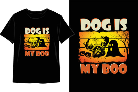 Dog is My Boo vector