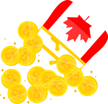 Canadian flag hand drawn,Canadian Dollar hand drawn png