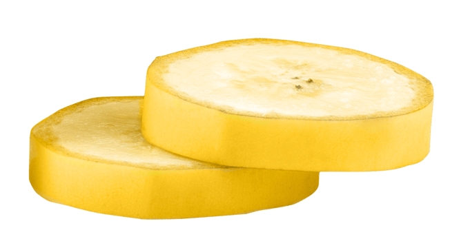 yellow banana slices png
