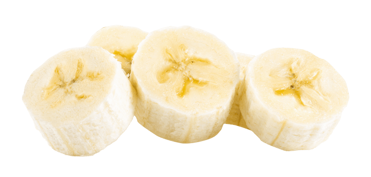 fresh banana slices png