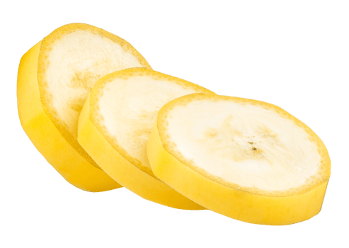 yellow banana slices png