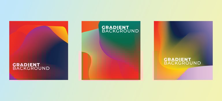 Abstract gradient background for poster vector