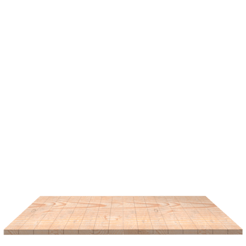 Wood board 3d render isolated png