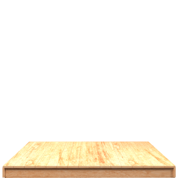 Wood board 3d render isolated png