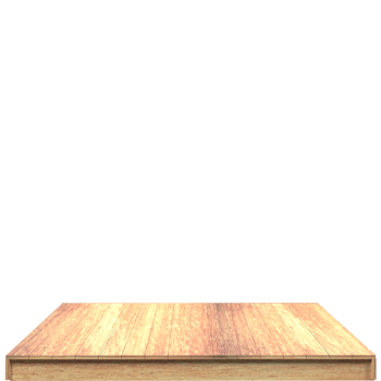 Wood board 3d render isolated png
