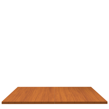 Wood board 3d render isolated png