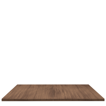 Wood board 3d render isolated png