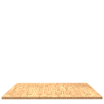 Wood board 3d render isolated png