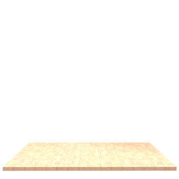 Wood board 3d render isolated png