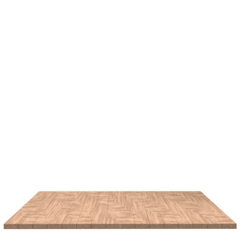 Wood board 3d render isolated png